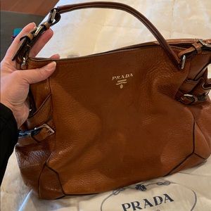 Prada brown tote